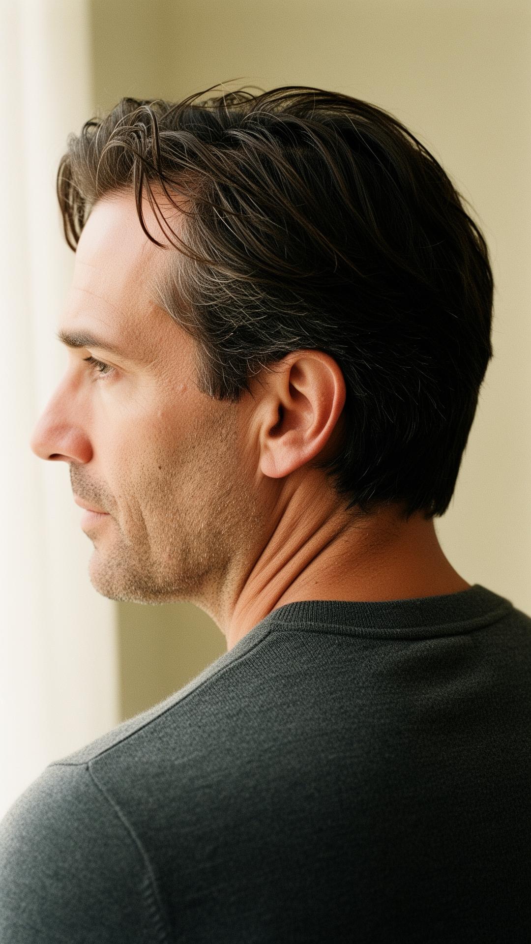 Refined frontal hairline · Female patient